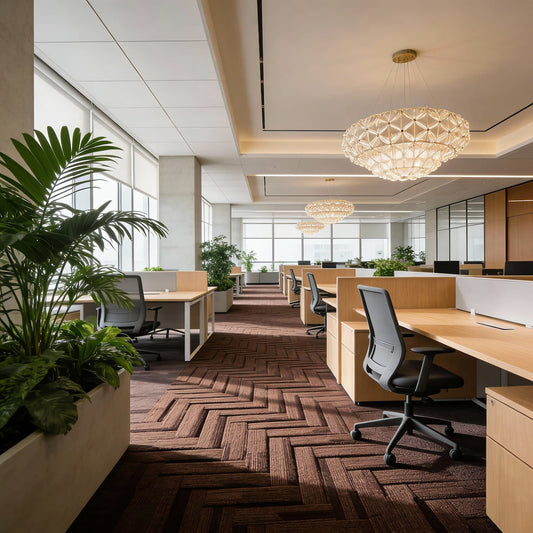 Carpet Tile-Atlas | 8mm Pile | Fire-Safe Heavy-Duty Polyester Indoor or outdoor