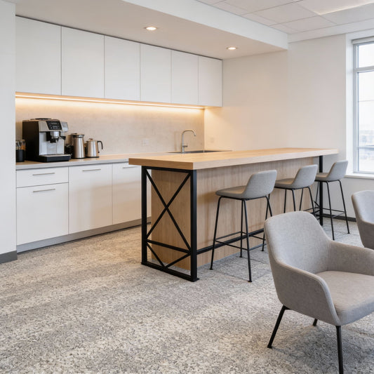 Carpet Tile-Trail | 6mm Pile | Fire-Safe Heavy-Duty Polyester Indoor or outdoor