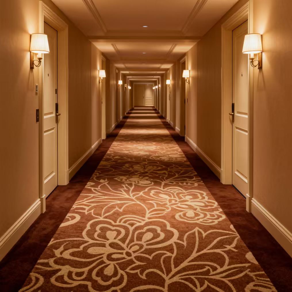 Gilded Weave Hotel Carpet 20x30cm Floor Carpet Modular Commercial Office Carpet Tiles for Hotel