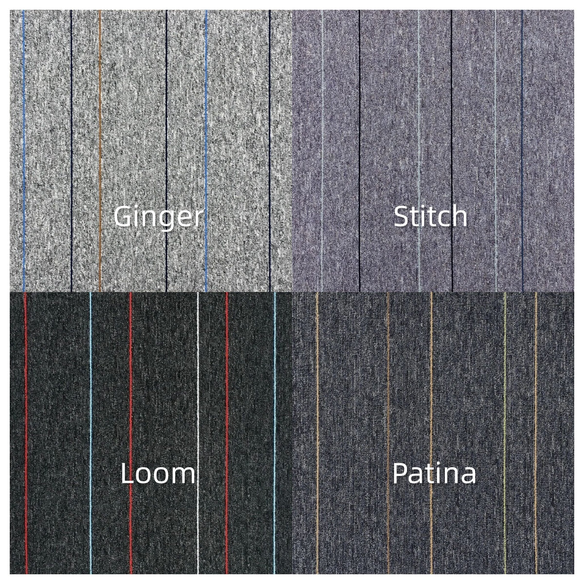 Carpet Tile-Sanctuary  | 3mm Pile | Fire-Safe Heavy-Duty Polypropylene Indoor or outdoor