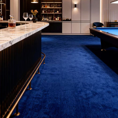 Carpet Tile-Amber  | 7mm Pile | Fire-Safe Heavy-Duty Polyester  Indoor or outdoor