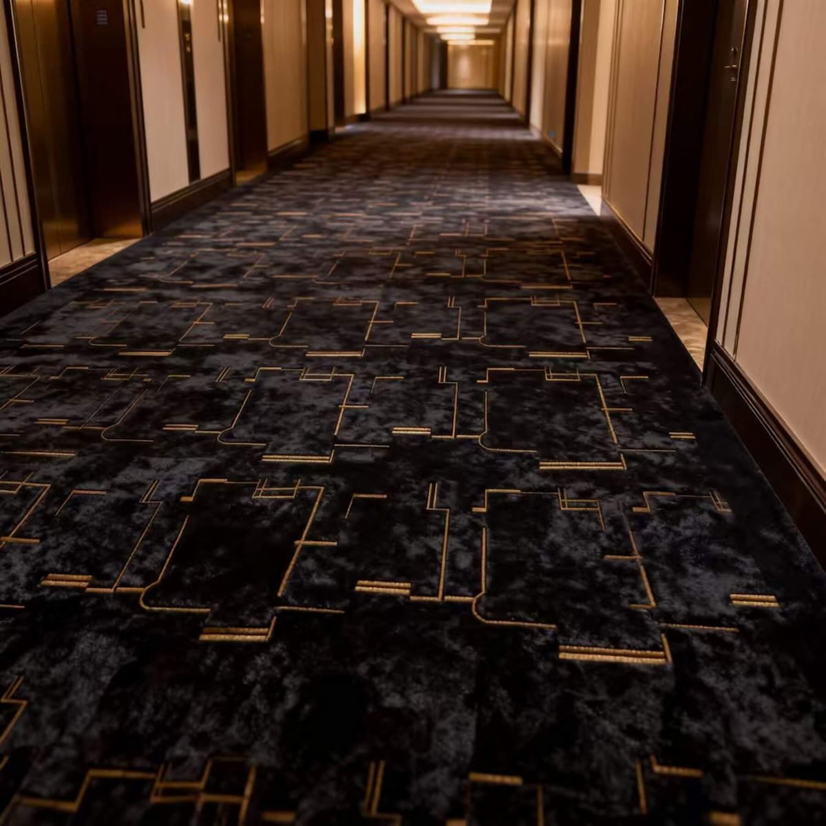 Carpet Tile-Fortuna  | 8mm Pile | Fire-Safe Heavy-Duty Polyester  Indoor or outdoor