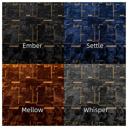 Carpet Tile-Fortuna  | 8mm Pile | Fire-Safe Heavy-Duty Polyester  Indoor or outdoor