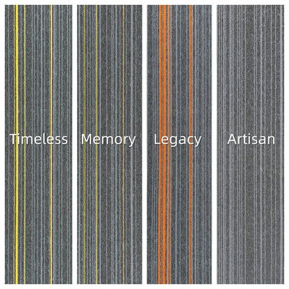 Carpet Tile-Whisper  | 3mm Pile | Fire-Safe Heavy-Duty Polypropylene Indoor or outdoor