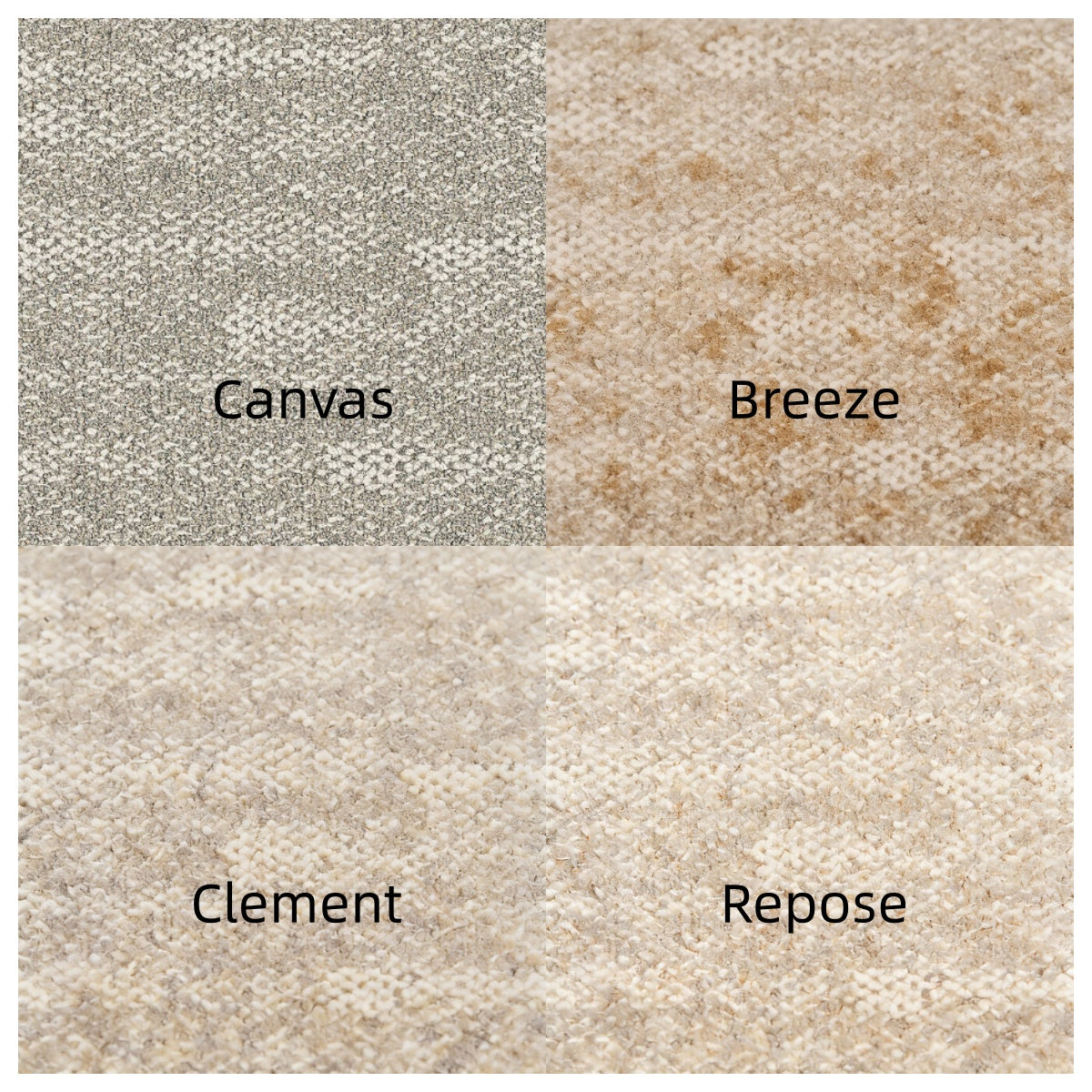 Carpet Tile-Trail  | 6mm Pile | Fire-Safe Heavy-Duty Polyester  Indoor or outdoor