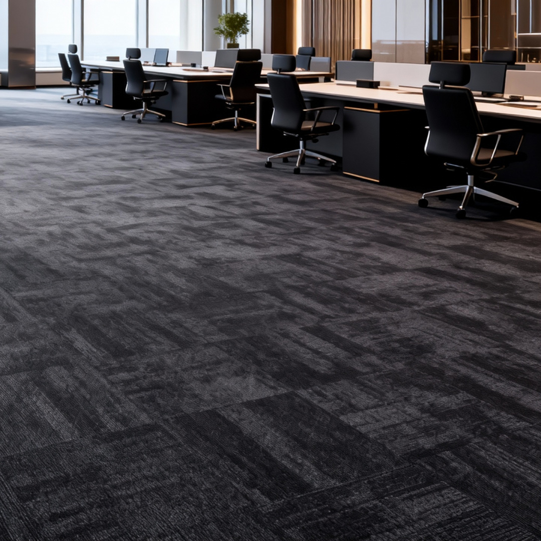 Ursa‘s Embrace Commercial Carpet Tile - 50cm x 50cm Rectangle Nylon Carpet with PVC Backing, B1 Fire Retardant Grade, Custom Sizes & Labels Available