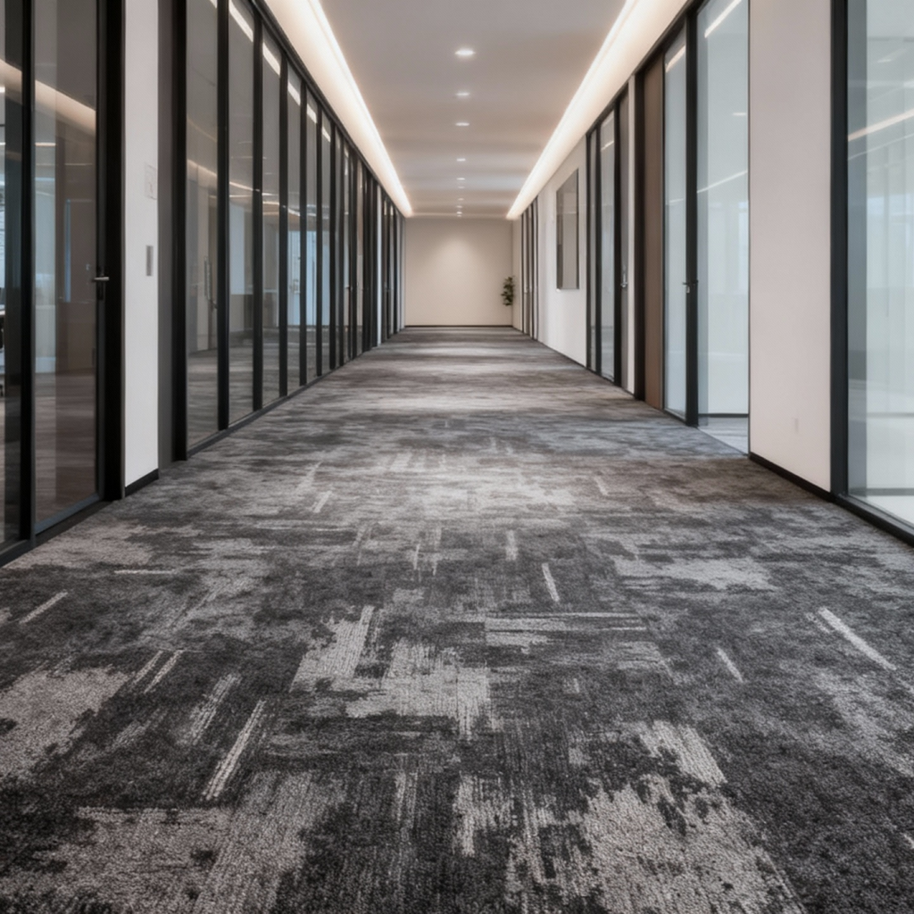 Ursa‘s Embrace Commercial Carpet Tile - 50cm x 50cm Rectangle Nylon Carpet with PVC Backing, B1 Fire Retardant Grade, Custom Sizes & Labels Available
