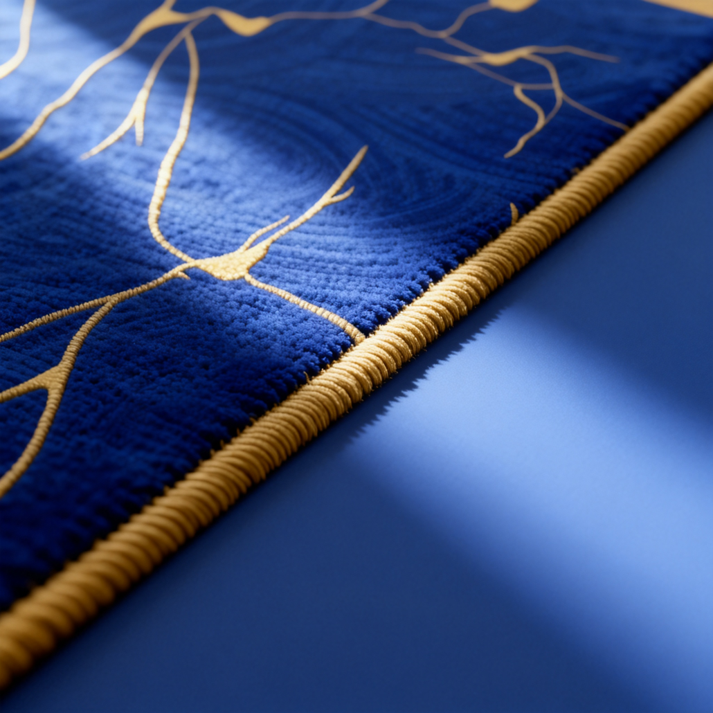 Loom & Lumina Fire-Resistant Polyester Carpet - PP Mesh Backing, Class B1 Fire Rating