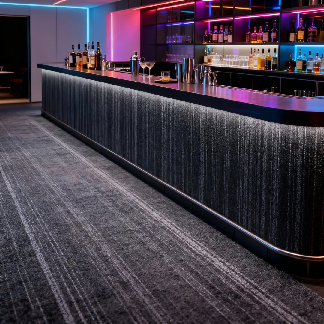 Carpet Tile-Zodiac | 3mm Pile | Fire-Safe Heavy-Duty Nylon Indoor or outdoor