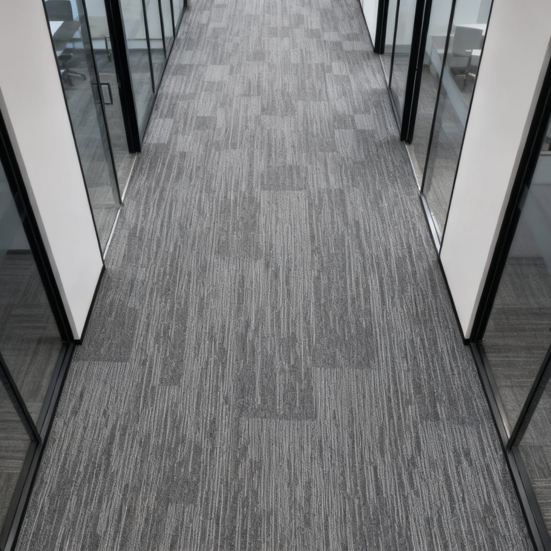 Carpet Tile- Solar  | 6mm Pile | Fire-Safe Heavy-Duty Polyester  Indoor or outdoor