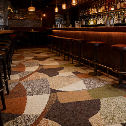 Carpet Tile-Ranch  | 8mm Pile | Fire-Safe Heavy-Duty Polyester  Indoor or outdoor