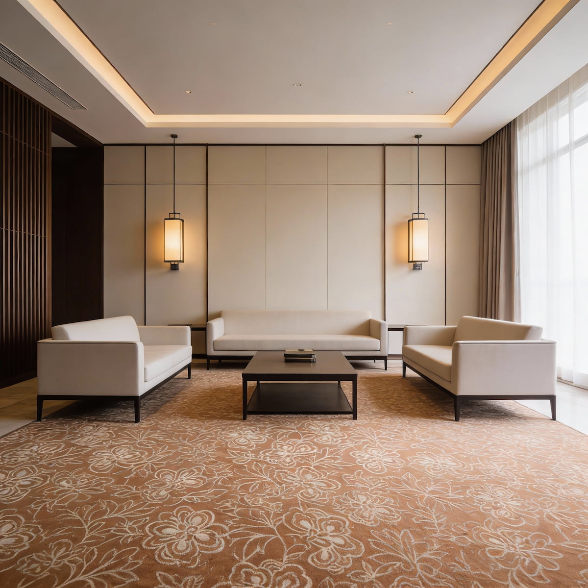 Carpet Tile-Weave  | 5mm Pile | Fire-Safe Heavy-Duty Polyester  Indoor or outdoor