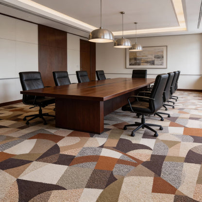 Carpet Tile-Ranch  | 8mm Pile | Fire-Safe Heavy-Duty Polyester  Indoor or outdoor