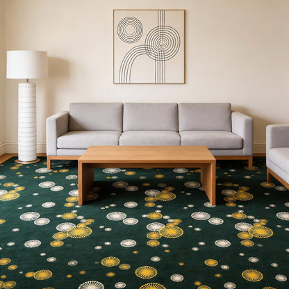 Carpet Tile-Eternal  | 6mm Pile | Fire-Safe Heavy-Duty Polyester  Indoor or outdoor