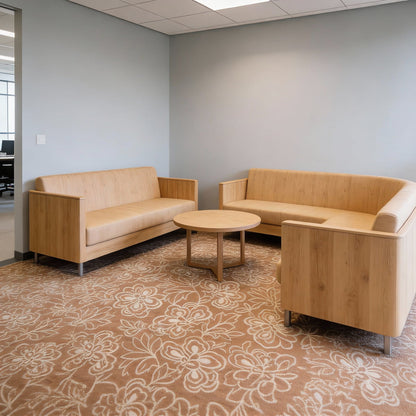 Carpet Tile-Weave  | 5mm Pile | Fire-Safe Heavy-Duty Polyester  Indoor or outdoor