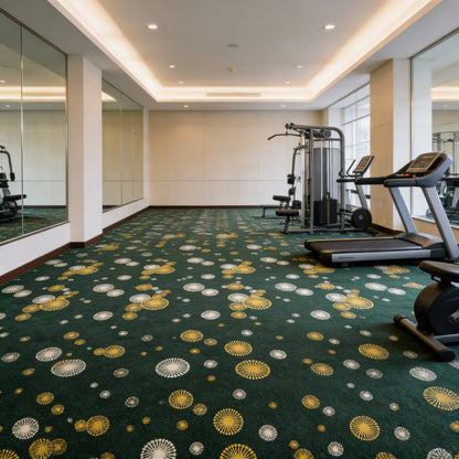 Carpet Tile-Eternal  | 6mm Pile | Fire-Safe Heavy-Duty Polyester  Indoor or outdoor