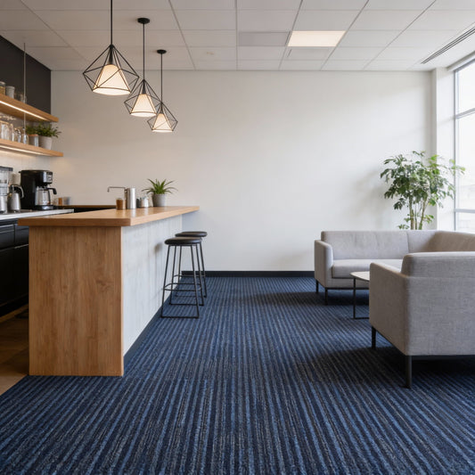 Carpet Tile-Orion  | 4mm Pile | Fire-Safe Heavy-Duty Polypropylene Indoor or outdoor