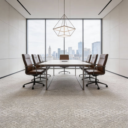 Carpet Tile-Trail  | 6mm Pile | Fire-Safe Heavy-Duty Polyester  Indoor or outdoor