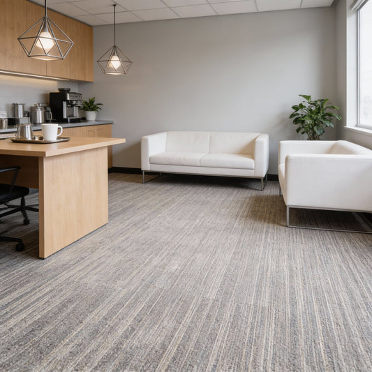 Carpet Tile- Nebula  | 4mm Pile | Fire-Safe Heavy-Duty Polypropylene Indoor or outdoor