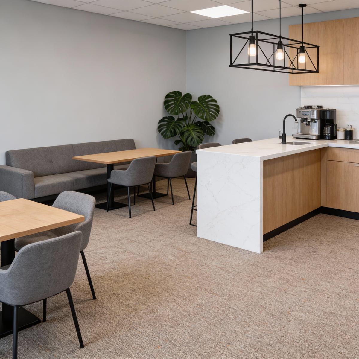 Carpet Tile-Sanctuary  | 3mm Pile | Fire-Safe Heavy-Duty Polypropylene Indoor or outdoor